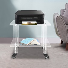 Printer Stand, Acrylic Printer Stand, Printer Stand with Wheels picture