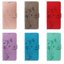 Flower Butterfly Wallet Cover Case for Google Pixel 10 9 8 7 6 Pro 7A 9A 10A 8A picture
