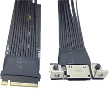 M.2 NVMe M Key to Oculink 4i / SFF8611 Extension Cable PCIe4.0 X4 Gen3 4 Comp... picture