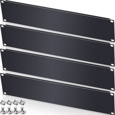 Blank Rack Mount Panel Spacer Metal Blank Panel Black Server Rack Accessories... picture