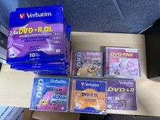 HUGE Lot of New Verbatim DVD-R, DVD-RW, DVD+R DL picture