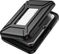 Hard Drive Case 3.5 inch HDD Storage Carrying Case Anti-Static and Shockproof Ex picture