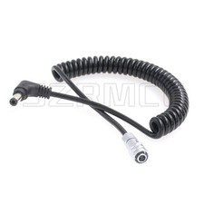 DC5.5x2.5 To BMPCC 4K/6K Power Coiled Cable 12V For Blackmagic Pocket Cinema picture