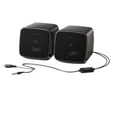 For Laptop 1 Pair USB Powered Computer Speakers with Easy Volume Control picture