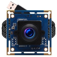 ELP 8mp USB Camera Wide Angle with 180degree 180 degree Fisheye lens, Black picture