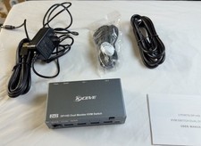 KCEVE 8K Dual Monitor KVM Switch 2x2 HDMI DP USB 3.0 4K 120Hz w/Cables picture