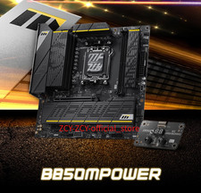 MSI B850M POWER AM5 Wi-Fi 7 M-ATX overclocking motherboard picture