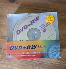 KHypermedia DVD+RW 10 Pk Blank Recording Disc Slim Cases, 4.7GB 120 Min Sealed picture