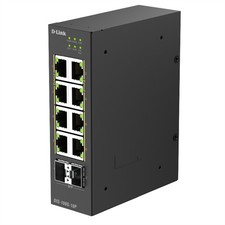 D-Link DIS-100G-10P PoE+ Switch Industrial Network Switch 1Gbps 10-Port Power picture
