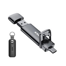 SSK 2TB SSD USB C Stick up to 1000MB/s,Fast External SSD Dual Drive Type-C + ... picture