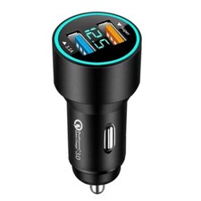 Digital display car charger 5USB car charger four in one car phone charger picture
