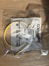 (QTY 5)  COMMSCOPE Cat6A 3’ Patch Cord Yellow picture