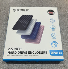 ORICO 2.5in HDD Enclosure Case USB 3.0 Tool-Free Black 25PW1-U3 picture