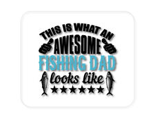 CUSTOM Mouse Pad 1/4 - This is What Awesome Fishing Dad Looks Like picture