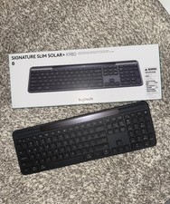 Logitech K980 Solar Powered Wireless Bluetooth Keyboard Slim Graphite picture