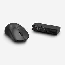 WALLHACK M-001 Wireless Gaming Mouse Optical 25600 DPI 5-Button Black Dock picture