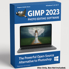 NEW PRO Photo Graphic Design Image Editing Software-GIMP w/ Photo shop Guide CD picture