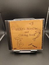 Harry's StoryDisc & Coloring Book CD-ROM 1993 PC Mac Laser Resources OEM Rare picture