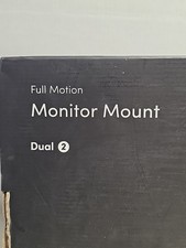 EVEO Full Motion Monitor Mount - Dual 2 - 17” - 27” Weight Capacity 4.4-15.4 Lbs picture