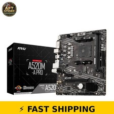 MSI A520M-A PRO Gaming Motherboard - AM4, DDR4, Micro-ATX picture