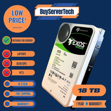Seagate Exos X18 ST18000NM004J 18TB 7.2K SAS 12Gb/s 3.5