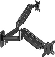 MOUNT PRO Dual Monitor Wall Mount for 13 to 32 Inch Computer Screens, Black  picture