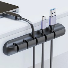 Adhesive Cable Organizer Clips Desktop Cord Management Wire Holder Clamp picture