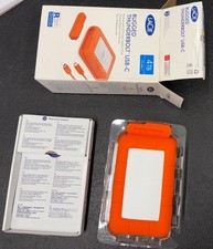 Lacie Rugged 4TB External Hard Drive Thunderbolt Usb C High Speed Drop Resistant picture