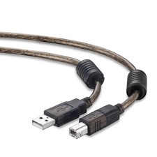 Tan QY Active USB 2.0 Printer Cable 50Ft - A-Male to B-Male High 50Ft/15M picture