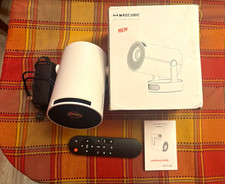 MAGCUBIC HY300Pro+ LPD Smart Projector 720p 200 ANSI HDMI USB Remote - Working picture