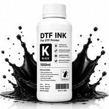 DTF Ink 33.8 fl oz 1000ml BLACK Premium Pigment Ink picture