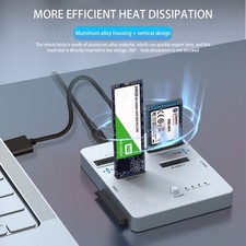 NVME/SATA 3-in-1 SSD Cloner Offline Clone M.2 Cloner fr M.2 NVME/SATA、mSATA、SATA picture