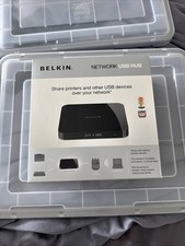 Belkin F5L009 USB 5-Port Network Hub Device Sharing Black/ New(K14) picture