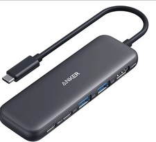 Anker 332  5-in-1 USB-C Black 85W Hub 4K HDMI Adapter Model A8355 picture