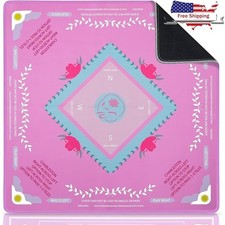 Mahjong Mat Tabletop Gaming Anti-Slip Durable Surface Easy Clean Carry Bag New picture