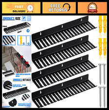 4 Pcs Wall Mount Cable Hanger Cord Organizer Rack - 19 Slots for Storage & Manag picture