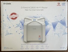 D-Link D-Fend 802.11ac Ethernet Wireless Router DIR-2680-US-W Dual Band picture
