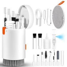 Laptop Phone Screen Cleaner Kit 20 in 1 Keyboard Brush Cleaning Tool White picture