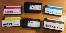 HP 962 962XL Ink Cartridge Lot Genuine & Non-OEM Black Cyan CMYK 6 Total picture