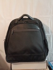 Vintage Kenneth Cole Reaction Backpack EZ-SCAN Black Padded 17” Laptop - MINT picture