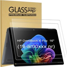 2-Pack Ultra Clear Tempered Glass Screen Protector for HP OmniBook X & 7 Flip picture