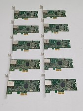 Lot of 10 low profile Broadcom Single Port Gigabit Ethernet PCIe BCM95722A2202G picture