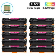 10pk CF413A Magenta Toner for HP 410A High Yield M452DN M452DW M477FDW M477FNW picture