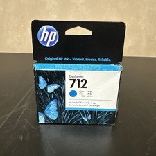 New HP 712 Cyan 3ED67A DesignJet Office Ink Cartridge  EXP: 11/2027 picture