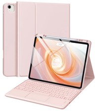 Harvopu iPad Air 13” M3/M2 & Pro 12.9 Keyboard Case Pink picture
