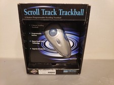 Vintage Micro Innovations Scroll TrackBall Mouse, New Sealed 5 Button PS/2 picture