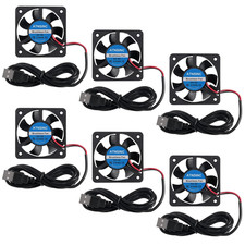 6PCS DC 5V 50Mm Fan USB Brushless Cooling Fan, 5010 5V USB Speed 4200 RPM Fan fo picture