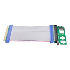 Cablecc NGFF M-key NVME AHCI SSD to PCI-E 3.0 16x Vertical Adapter with Cable picture