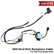 Lot of 25 Dell PowerEdge R240 SAS/SATA Hard Disk Backplane Cables VG7KV 02KN4G picture