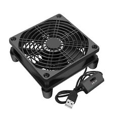 120Mm 5V Usb Fan With Multi Speed Controller For Router Modem Receiver Dvr Xbo picture